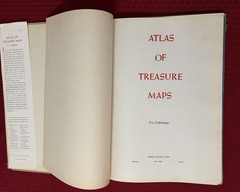 Rare 1950s “Atlas Of Treasure Maps” Large Book FL Coffman