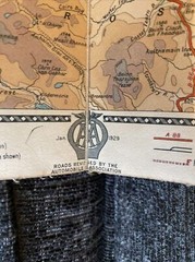 Bartholomews Quarter-Inch AA Motoring Map of Great Britain – No.1 of 23 – 1929