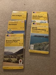 Ordnance Survey Outdoor Leisure Maps 1:25000 Scale x 5