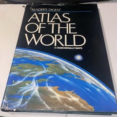 Reader’s Digest : Atlas of the World – Rand McNally Maps (1987, Hardcover, DJ)