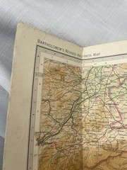 Vintage Ordnance Survey Contour Map Bartholomew’s Sheet 18 Vale Of Severn