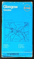 Geographia Large Scale Colour Street Plan: Greater Glasgow.