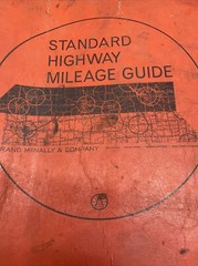 Vintage – 1966 – Rand McNally & Co – Standard Highway Mileage Guide Maps