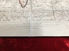 1934 ORDNANCE SURVEY MAP PARLIAMENTRY COUNTIES OF CAMBRIDGESHIRE & ISLE OF ELY