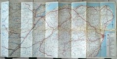 Shell Map Northern Scotland Orkney & Shetland Isles 1968 Touring Area 7 Paper
