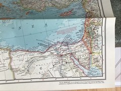LARGE 1957 NATIONAL GEOGRAPHIC SOCIETY, EUROPE FOLDED MAP