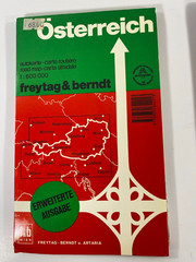 Osterreich Freytag Map Europa Europe Hallwag International Maps