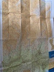 TEESDALE Lake District Bartholomew – Half Inch Map 1965 No 35 Barnard Castle