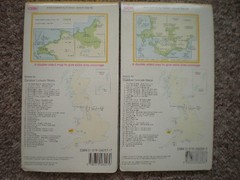 35 36 North South PEMBROKESHIRE PAIR OL OUTDOOR LEISURE ORDNANCE SURVEY MAPS OS
