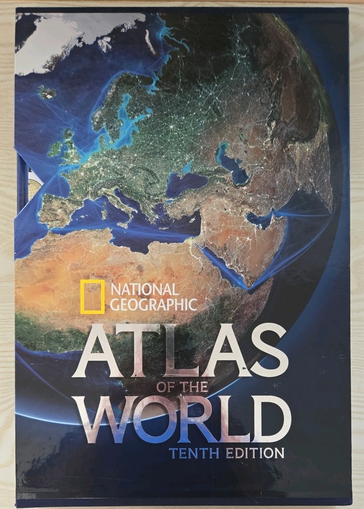 National Geographic Atlas of the World by National Geographic (2014, Hardcover)