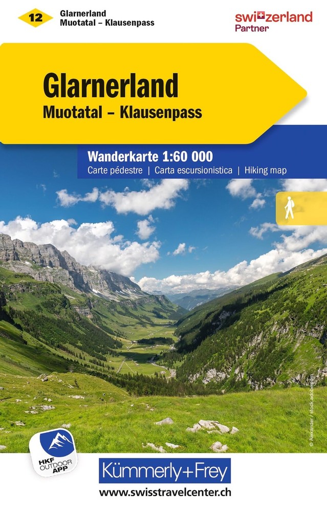 Hallwag Kümmerly+Frey AG Glarnerland / Muotatal / Klausenpass (Map) (UK IMPORT)