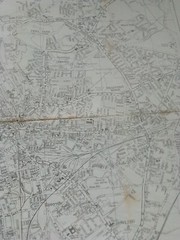 2 VINTAGE TOWN PLANS BRADFORD GEOGRAPHIA & BACON both fragile