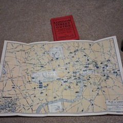London Street Guide, vintage Geographia mini-booklet, c 1930