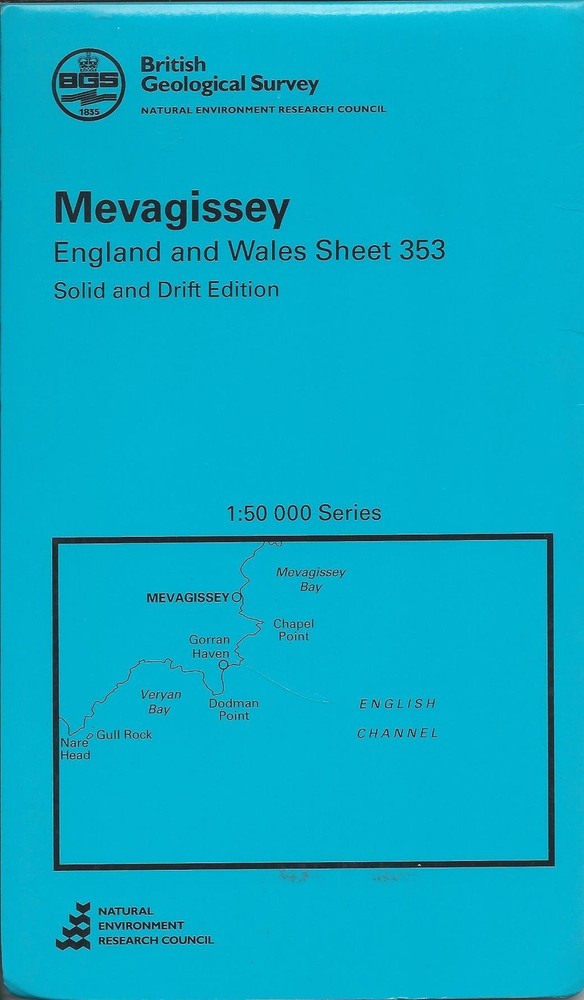 Mevagissey (Map) 1: 50 000 Series Geological Maps (England & Wales) (UK IMPORT)