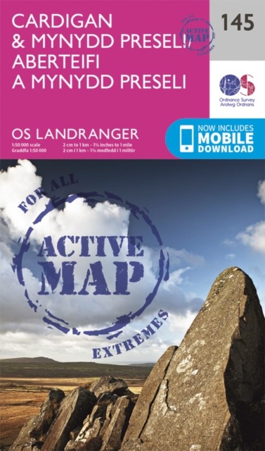 Cardigan & Mynydd Preseli by Ordnance Survey (Sheet map, folded)