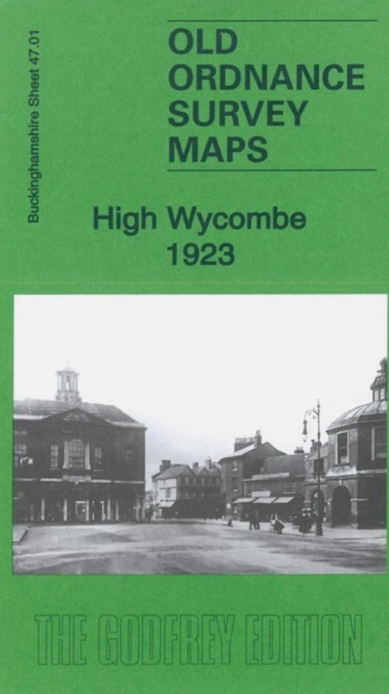 MAP OF High Wycombe 1923 Buckinghamshire Sheet 47.01 NEW 9781787215795