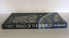 READERS DIGEST ATLAS of the WORLD-RAND McNALLY MAPS-1990-HARDCOVER BOOK