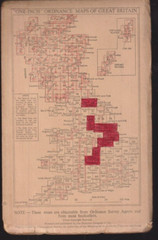 Banbury National Grid Ordnance Survey One-Inch Map #145 1953 Paper 7th Series