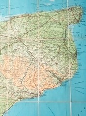 Bartholomews Half Inch Contoured Map Sheet 10 Kent 1947 Cartography