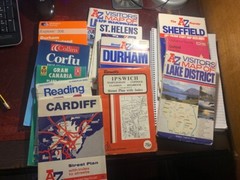 Selection of OS, Street and Tourist Maps UK and Some Overseas – About 15 In All