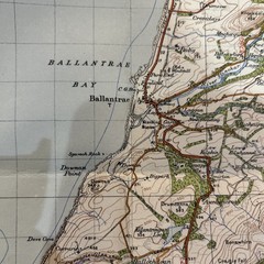 AILSA CRAIG & GIRVAN Scotland Ordnance Survey 1 In Sh 82 Popular Ed 1925 CLOTH
