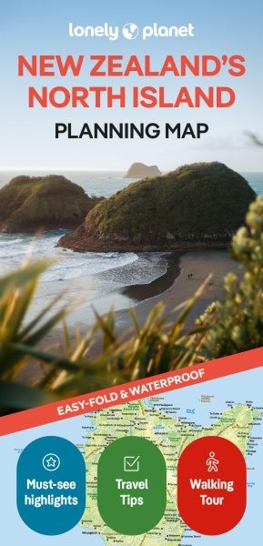 Lonely Planet New Zealand’s North Island Planning Map, Paperback by Lonely Pl…