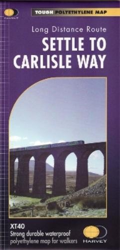Harvey Map Services Ltd. Settle to Carlisle Way (Map) Trail Map XT40 (UK IMPORT)