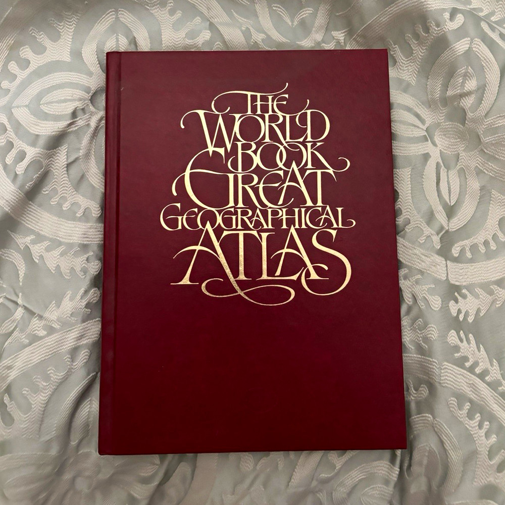 The World Book Great Geographical Atlas Hardcover World Atlas