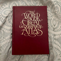 The World Book Great Geographical Atlas Hardcover World Atlas