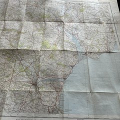 EXETER Sheet 138 Fifth Edition CLOTH Ordnance Survey one inch 1933 Chudleigh