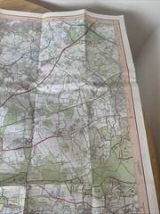 Explorer 145 Guildford & Farnham Godalming Farnborough Map 1998 Ordnance Survey
