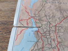 NRMA Motorists Map Of South East Australia 1978 Vintage paper folded map