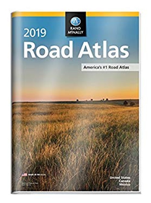 2019 Road Atlas W/ Vinyl Protective Cover : Gift Paperback Rand M