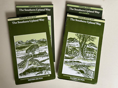 Southern Upland Way 2 x Maps & Official Guides. by Ken Andrew. 1984