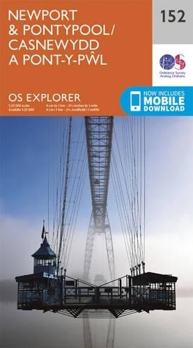 Newport and Pontypool / Casnewydd a Phont-Y-Pwl (Map) OS Explorer Map