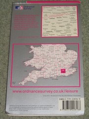 OS Ordnance Survey Landranger Map Sheet 187 Dorking & Reigate – 2003