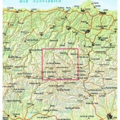Spain Cordillera Cantabrica: Somiedo Natural Park Hiking, walking, cycling Map