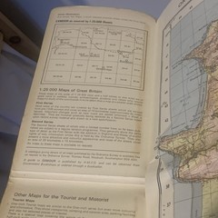 Ordnance Survey Exmoor Tourist Map OS National Park Walking Hiking 1973