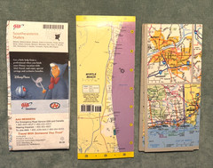 Rand McNally, TRAKKER Easy to Fold: South Carolina, Alabama State Laminated Map