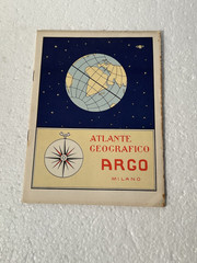 ATLANTINO GEOGRAFICO ARGO MILANO VECCHIO LIBRO ED.ARGO OLD BOOK 1948