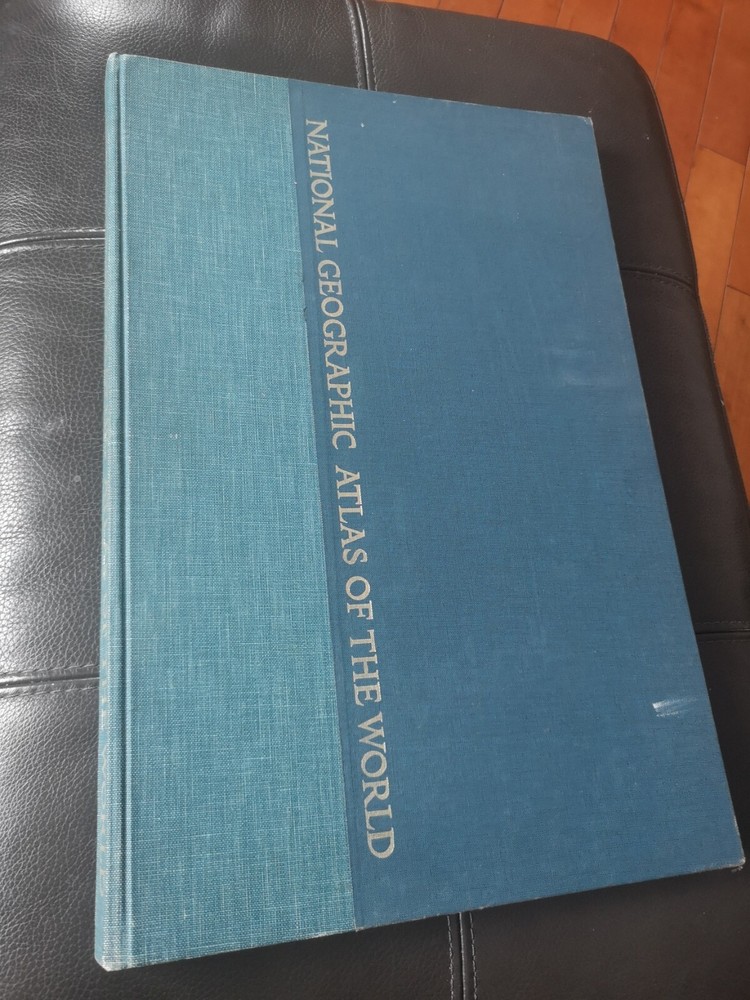 National Geographic Atlas of The World, 3rd Edition 1970 Hardcover 19″x13″