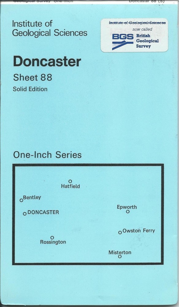 Doncaster (Map) 1: 63 360 Series Geological Maps (England & Wales) (UK IMPORT)