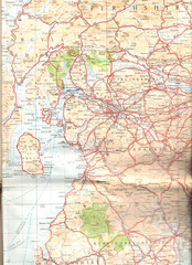 ROUTE PLANNING MAP 1964 – Ordnance Survey Sheet One