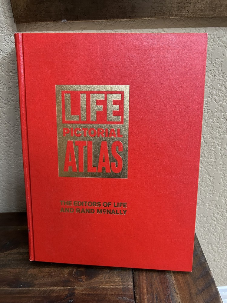 Life Pictorial Atlas The Editors of Life and Rand McNally 1961 Hardcover Vintage