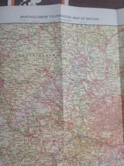 Manikin Tourmaster Map of Great Britain Set by Bartholomew Collectable Atlas