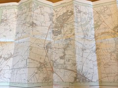 1988 Ordnance Survey Pathfinder Map 1136 SU 49/59 Abingdon (incl Dorchester )