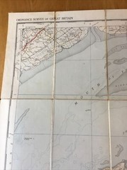 1937 Ordnance Survey One Inch Fifth Edition Cloth Map 111 Bristol And Bath