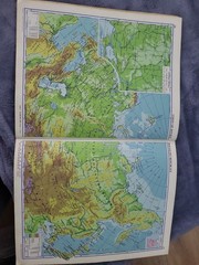 Vintage 1964 Philips Secondary School Atlas COMP. Cold War USSR Soviet Scotland