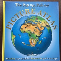 Pop-up Pull-out Picture Atlas Globe book Geography by DK Hardback