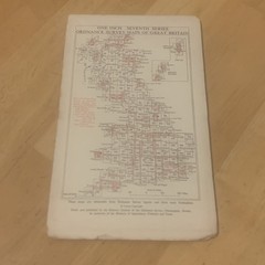 Ordnance Survey One Inch Map 1 Seventh Series Shetland Islands Yell & Unst 1961